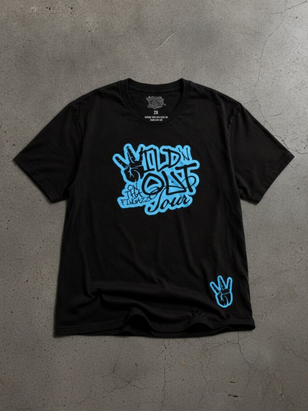 Wild ’N Out Live Tour Graphic T-Shirt | Black 2-Sided Concert Tee